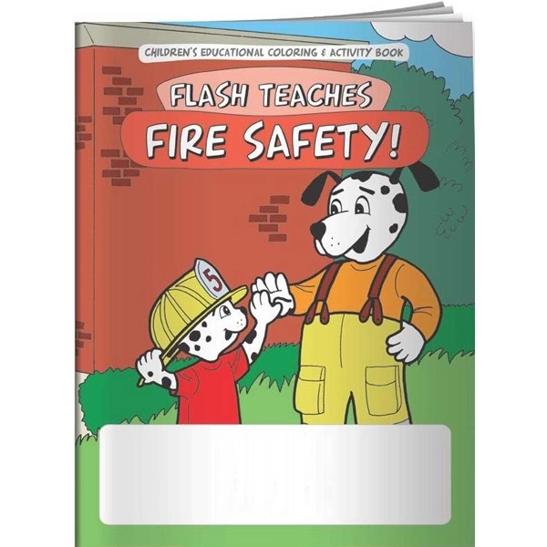 Coloring Book - Flash Teaches Fire Safety - Coloring Book - Flash Teaches Fire Safety - Image 1 of 3
