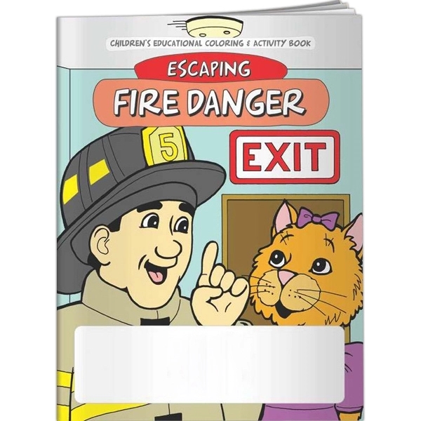 Coloring Book - Escaping Fire Danger - Coloring Book - Escaping Fire Danger - Image 1 of 3
