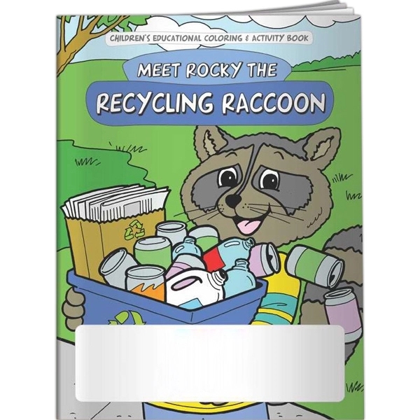 Coloring Book - Rocky the Recycling Raccoon - Coloring Book - Rocky the Recycling Raccoon - Image 1 of 3