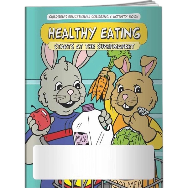 Coloring Book - Healthy Eating - Supermarket - Coloring Book - Healthy Eating - Supermarket - Image 1 of 2