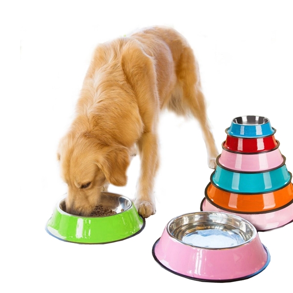 Stainless Steel Pet Dog Bowls - Stainless Steel Pet Dog Bowls - Image 0 of 5