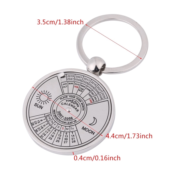 Alloy Calendar Key Chain - Alloy Calendar Key Chain - Image 2 of 3