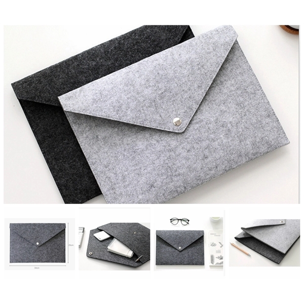 A4 Felt Document bag - A4 Felt Document bag - Image 0 of 4
