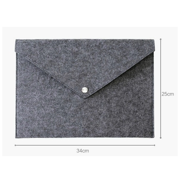 A4 Felt Document bag - A4 Felt Document bag - Image 3 of 4