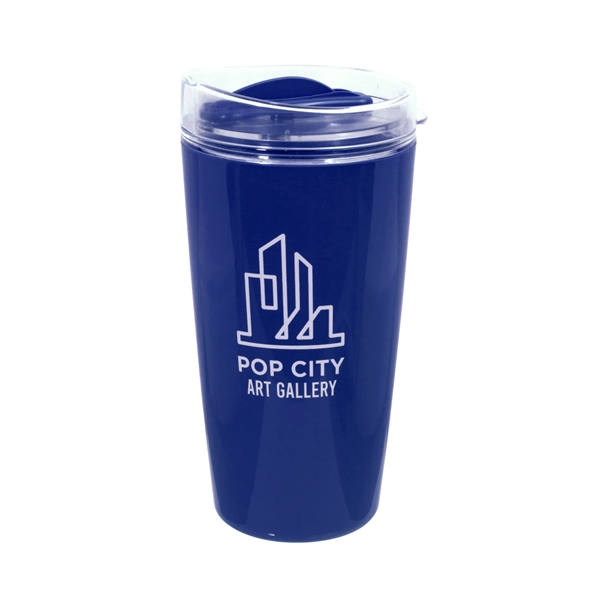 16 oz. Thumb Slide Coffee Tumbler w/ 1 Color Imprint - 16 oz. Thumb Slide Coffee Tumbler w/ 1 Color Imprint - Image 4 of 9