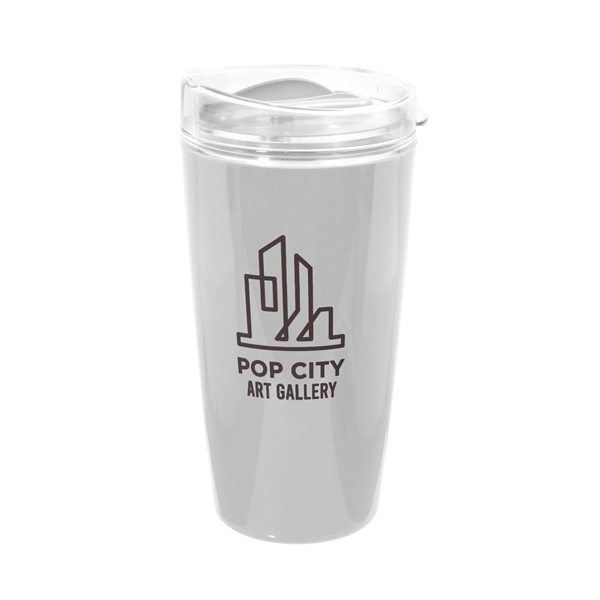 16 oz. Thumb Slide Coffee Tumbler w/ 1 Color Imprint - 16 oz. Thumb Slide Coffee Tumbler w/ 1 Color Imprint - Image 6 of 9