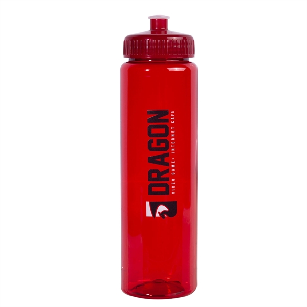 32 oz. Gloss Water Bottles w/ 1 Color Imprint - 32 oz. Gloss Water Bottles w/ 1 Color Imprint - Image 0 of 9