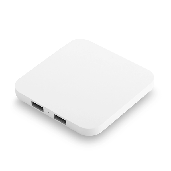 10W Wireless charging with dual USB port - 10W Wireless charging with dual USB port - Image 3 of 5