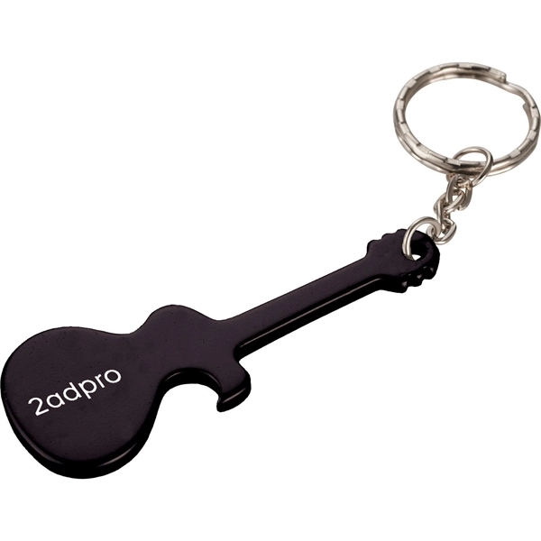 Guitar Shaped Bottle Opener with Key Holder - Guitar Shaped Bottle Opener with Key Holder - Image 2 of 2