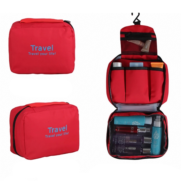 Travel Hanging Toiletry Bag/Cosmetic Bag - Travel Hanging Toiletry Bag/Cosmetic Bag - Image 1 of 5