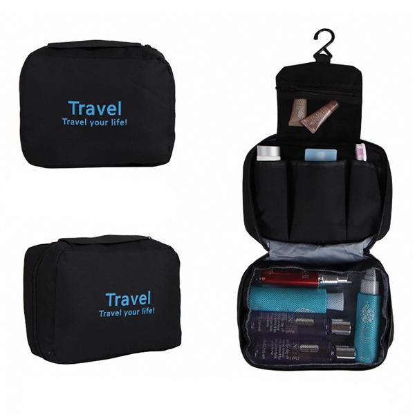 Travel Hanging Toiletry Bag/Cosmetic Bag - Travel Hanging Toiletry Bag/Cosmetic Bag - Image 2 of 5