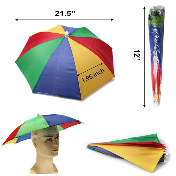 Headwear Umbrella Hat - Headwear Umbrella Hat - Image 1 of 2