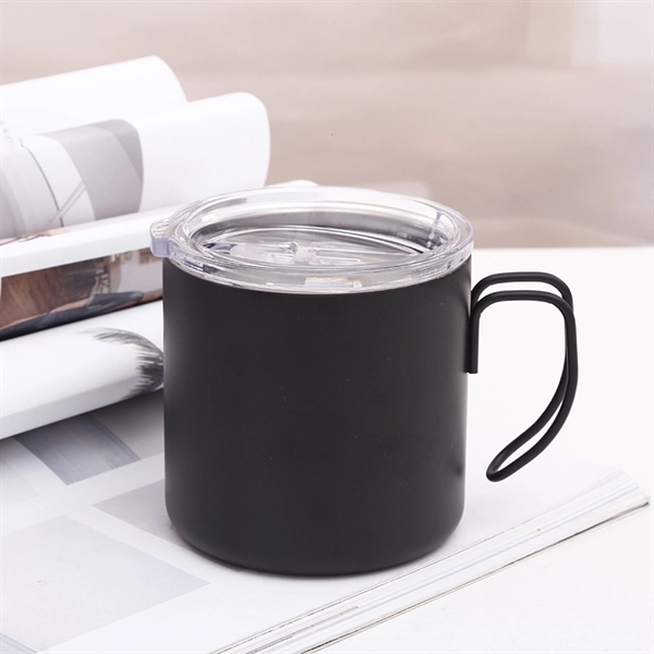 12 oz Wire Handle Mug with Lid - 12 oz Wire Handle Mug with Lid - Image 1 of 2