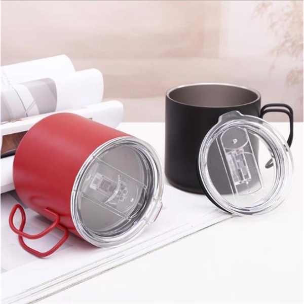 12 oz Wire Handle Mug with Lid - 12 oz Wire Handle Mug with Lid - Image 2 of 2
