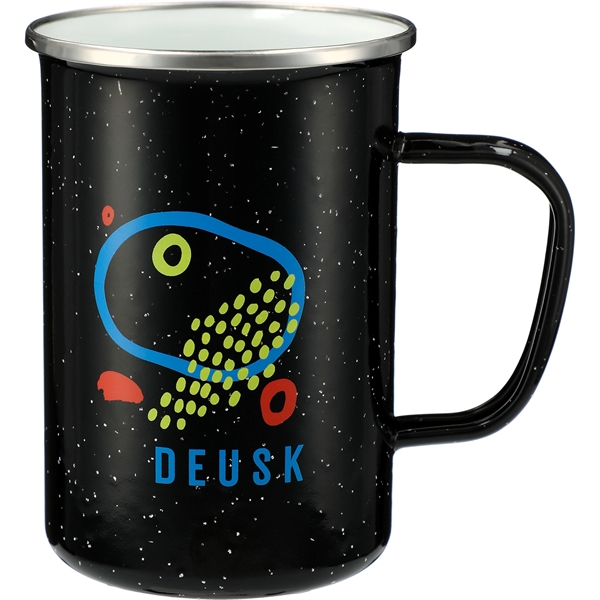 Speckled Enamel Metal Mug 22oz Plum Grove