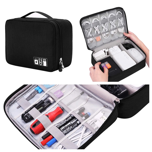 Electronics Accessories Storage Bag - Electronics Accessories Storage Bag - Image 1 of 3