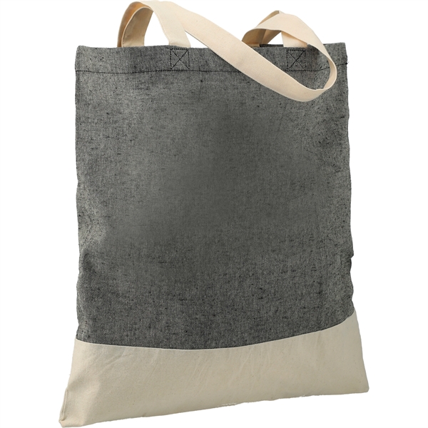 Split Recycled 5oz Cotton Twill Convention Tote - Split Recycled 5oz Cotton Twill Convention Tote - Image 1 of 17