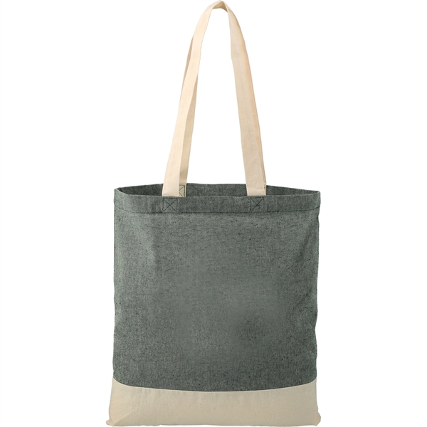 Split Recycled 5oz Cotton Twill Convention Tote - Split Recycled 5oz Cotton Twill Convention Tote - Image 7 of 17