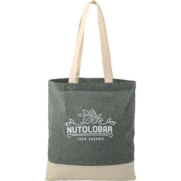 Split Recycled 5oz Cotton Twill Convention Tote - Split Recycled 5oz Cotton Twill Convention Tote - Image 8 of 17