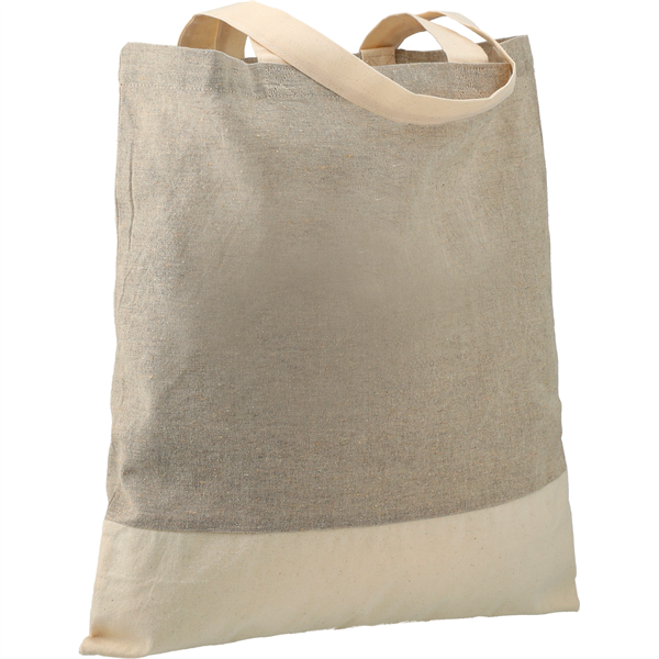 Split Recycled 5oz Cotton Twill Convention Tote - Split Recycled 5oz Cotton Twill Convention Tote - Image 11 of 17