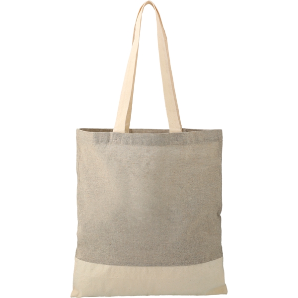 Split Recycled 5oz Cotton Twill Convention Tote - Split Recycled 5oz Cotton Twill Convention Tote - Image 12 of 17