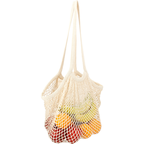 Riviera Cotton Mesh Market Bag w/Zippered Pouch - Riviera Cotton Mesh Market Bag w/Zippered Pouch - Image 0 of 7