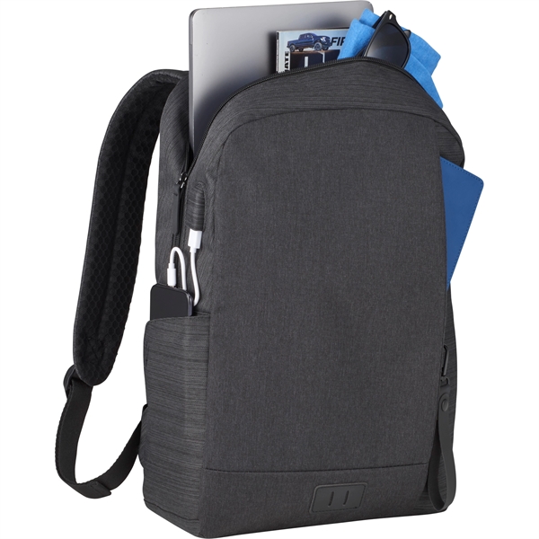 NBN Whitby Slim 15" Computer Backpack w/ USB Port - NBN Whitby Slim 15" Computer Backpack w/ USB Port - Image 4 of 17