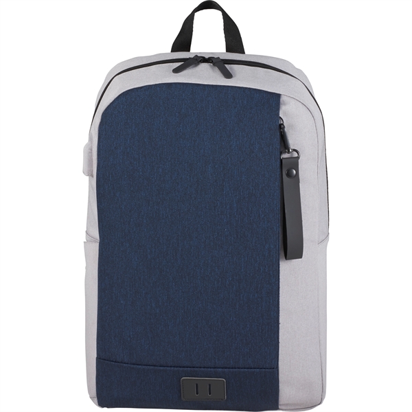 NBN Whitby Slim 15" Computer Backpack w/ USB Port - NBN Whitby Slim 15" Computer Backpack w/ USB Port - Image 11 of 17