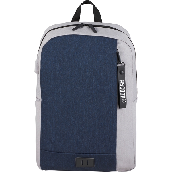 NBN Whitby Slim 15" Computer Backpack w/ USB Port - NBN Whitby Slim 15" Computer Backpack w/ USB Port - Image 14 of 17