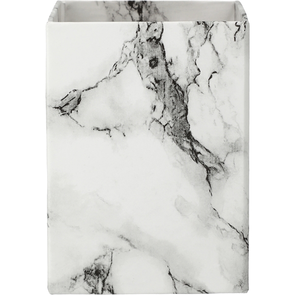 4 Piece Faux Marble Desktop Set - 4 Piece Faux Marble Desktop Set - Image 2 of 4