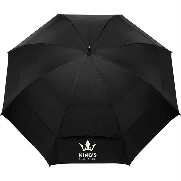 62" totes® Auto Open Vented Golf Umbrella Plum Grove
