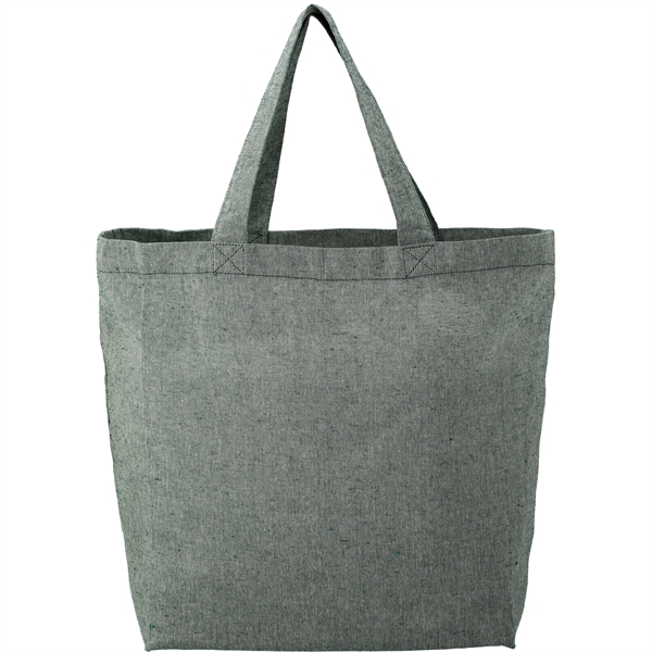 Recycled 5oz Cotton Twill Grocery Tote - Recycled 5oz Cotton Twill Grocery Tote - Image 7 of 18