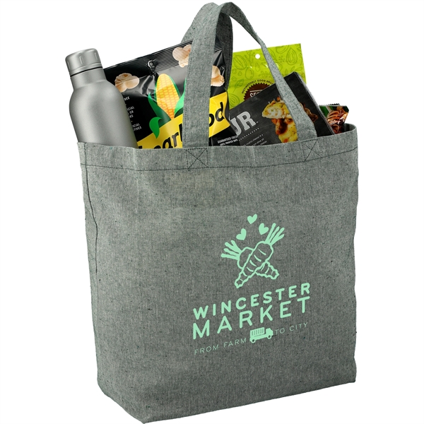 Recycled 5oz Cotton Twill Grocery Tote - Recycled 5oz Cotton Twill Grocery Tote - Image 9 of 18