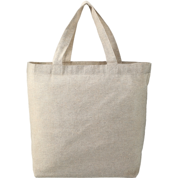 Recycled 5oz Cotton Twill Grocery Tote - Recycled 5oz Cotton Twill Grocery Tote - Image 13 of 18