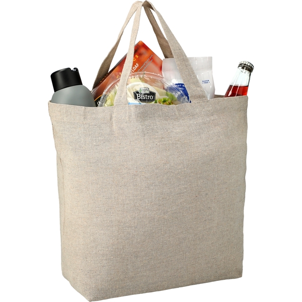 Recycled 5oz Cotton Twill Grocery Tote - Recycled 5oz Cotton Twill Grocery Tote - Image 14 of 18