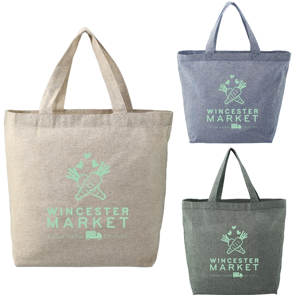 Recycled 5oz Cotton Twill Grocery Tote - Recycled 5oz Cotton Twill Grocery Tote - Image 17 of 18