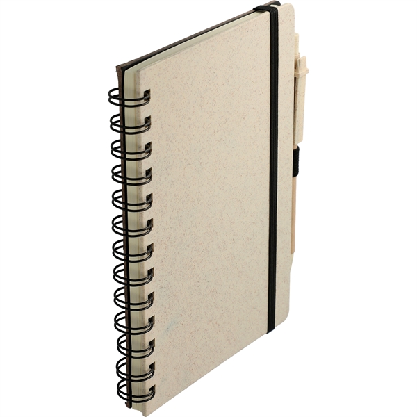 5" x 7" FSC® Mix Wheat Straw Notebook with Pen - 5" x 7" FSC® Mix Wheat Straw Notebook with Pen - Image 3 of 26