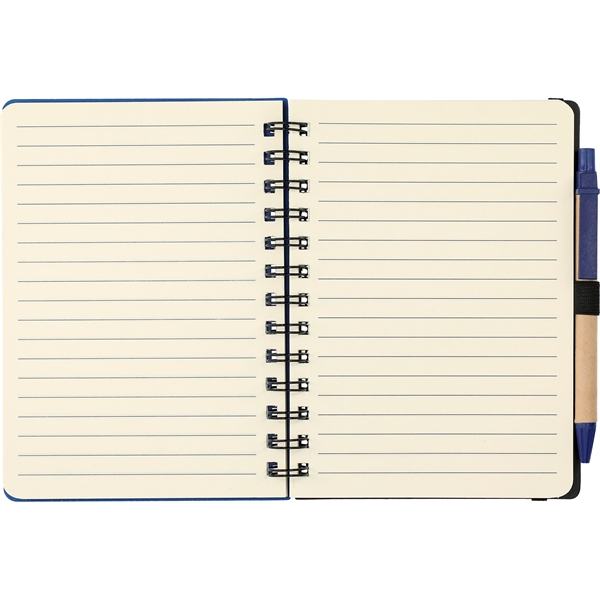 5" x 7" FSC® Mix Wheat Straw Notebook with Pen - 5" x 7" FSC® Mix Wheat Straw Notebook with Pen - Image 10 of 26