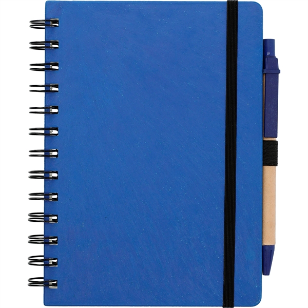 5" x 7" FSC® Mix Wheat Straw Notebook with Pen - 5" x 7" FSC® Mix Wheat Straw Notebook with Pen - Image 11 of 26