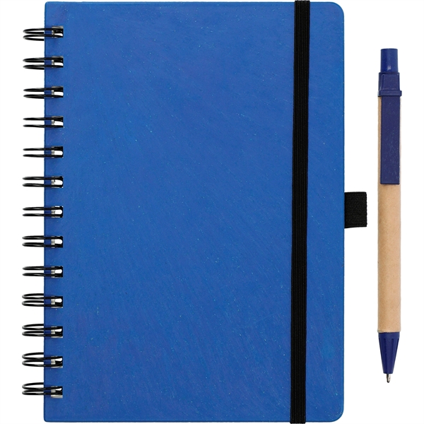 5" x 7" FSC® Mix Wheat Straw Notebook with Pen - 5" x 7" FSC® Mix Wheat Straw Notebook with Pen - Image 12 of 26