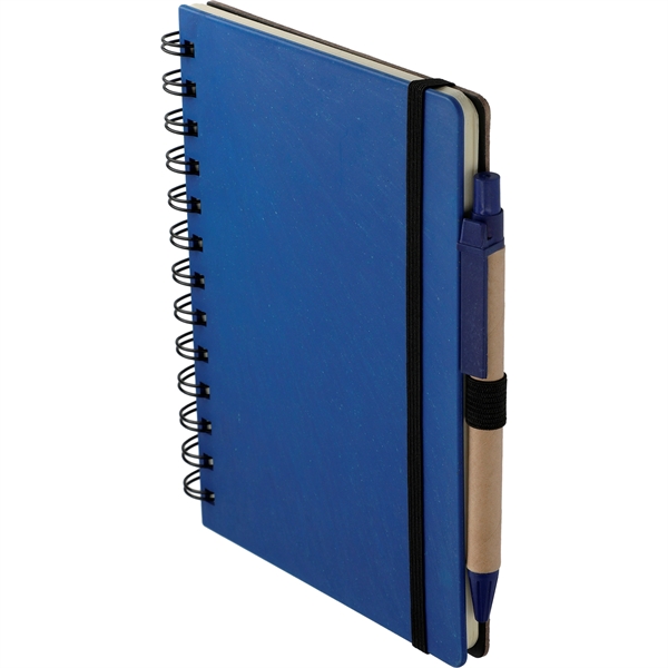 5" x 7" FSC® Mix Wheat Straw Notebook with Pen - 5" x 7" FSC® Mix Wheat Straw Notebook with Pen - Image 13 of 26