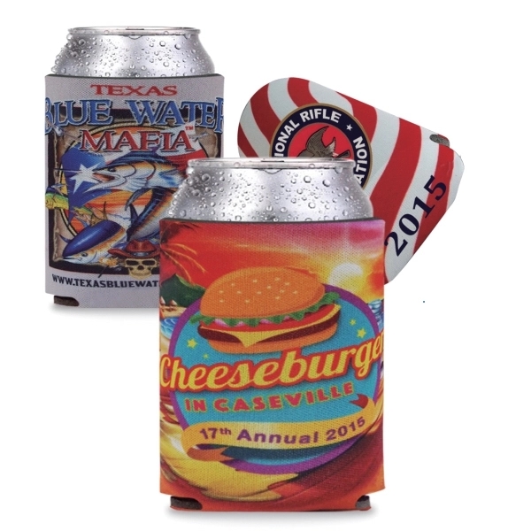 Full Color Cool-Apsible Can Cooler