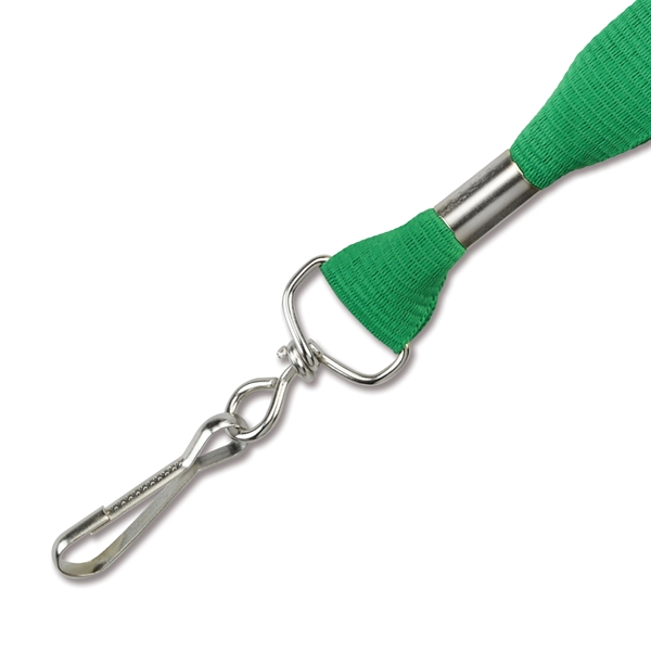 3/8" Custom Silkscreen Lanyards, Flat Ribbed Polyester - 3/8" Custom Silkscreen Lanyards, Flat Ribbed Polyester - Image 12 of 12