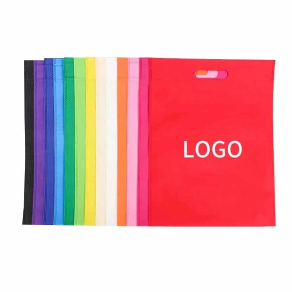 Non-Woven Cut-Out Handle Tote Bag - Non-Woven Cut-Out Handle Tote Bag - Image 0 of 1