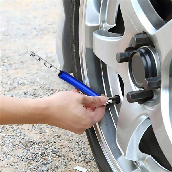 Mini Promotional Tire Pressure Gauge Keychain - Mini Promotional Tire Pressure Gauge Keychain - Image 0 of 2