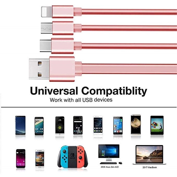 Retractable 3 in 1 USB Charging Cable - Retractable 3 in 1 USB Charging Cable - Image 3 of 3