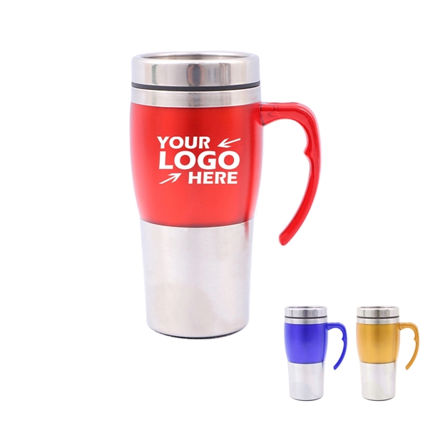 15oz Stainless Steel Insulated Mug - 15oz Stainless Steel Insulated Mug - Image 0 of 0