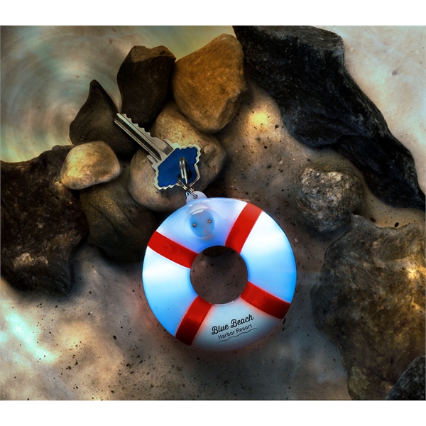 Light Up Floating Lifesaver Keytag - Light Up Floating Lifesaver Keytag - Image 1 of 2