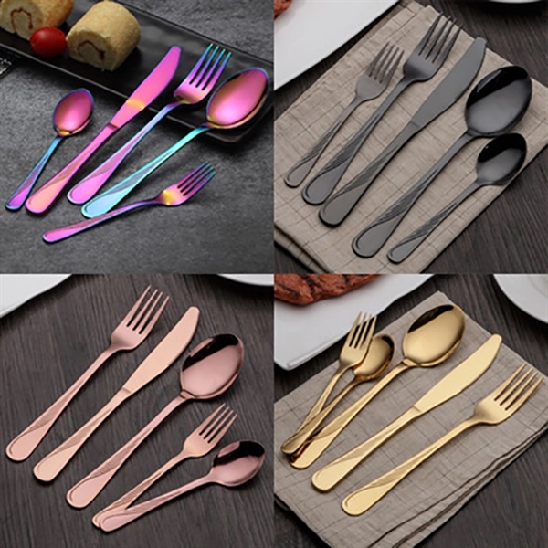 5-Piece stainless Flatware Set - 5-Piece stainless Flatware Set - Image 0 of 1