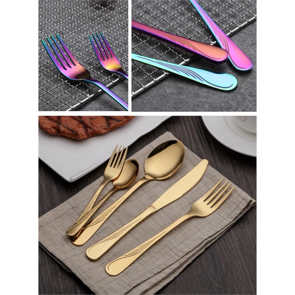 5-Piece stainless Flatware Set - 5-Piece stainless Flatware Set - Image 1 of 1